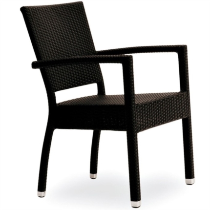 SEDIA CON BRACCIOLI IMPILABILE PER ESTERNI