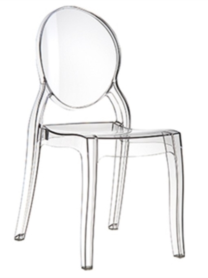 SEDIA IN POLICARBONATO TRASPARENTE  DA € 69,00 +  IVA