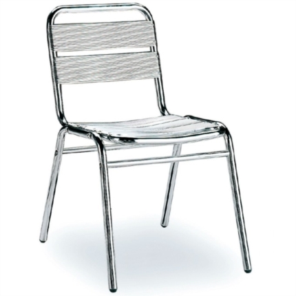 SEDIA A DOGHE DI ALLUMINIO