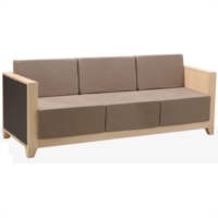 DIVANO IN LEGNO IMBOTTITO