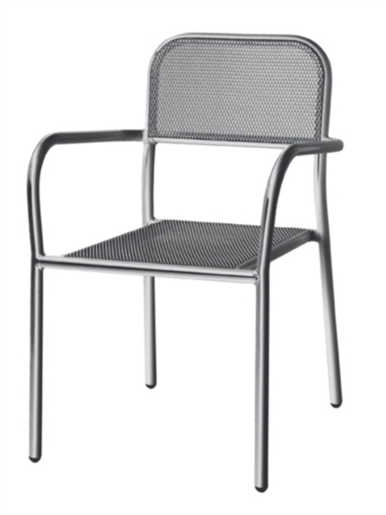 SEDIA IN ALLUMINIO CON BRACCIOLI EURO 42,50 + IVA