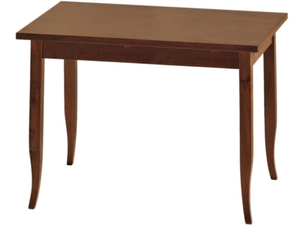 TAVOLO TRADIZIONALE CON GAMBA A SCIABOLA