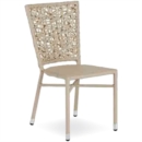 SEDIA IN FILO INTRECCIATO PER ESTERNI